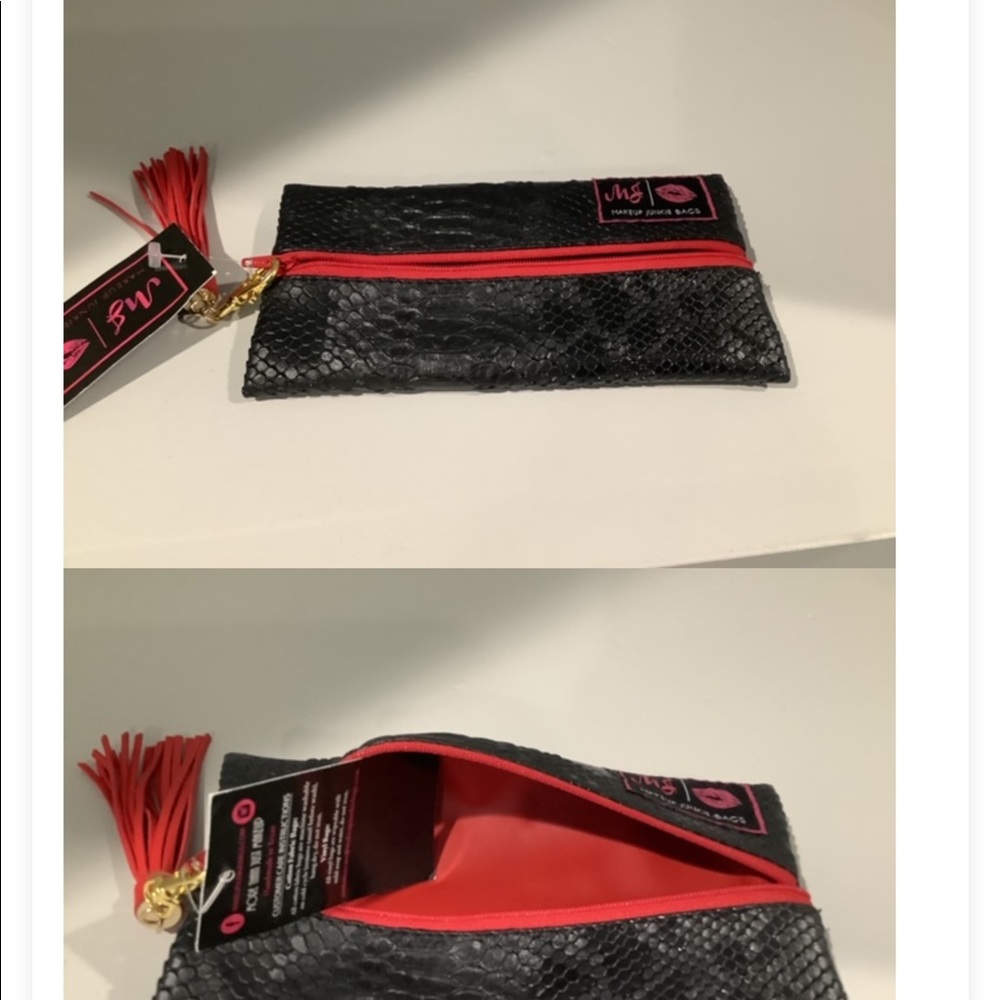 Mini Makeup Junkie python bag